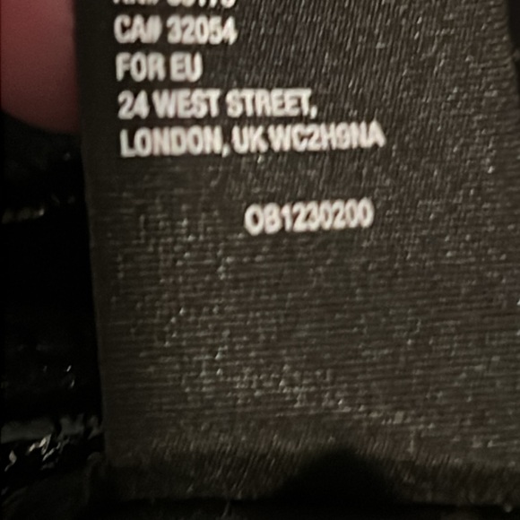 Free People Black Faux Leather Mini Skirt EUC - Picture 8 of 8